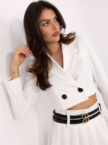 Hurt Ecru damska marynarka o dopasowanym kroju