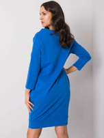 Ciemnoniebieska sukienka z bawełny Paulie