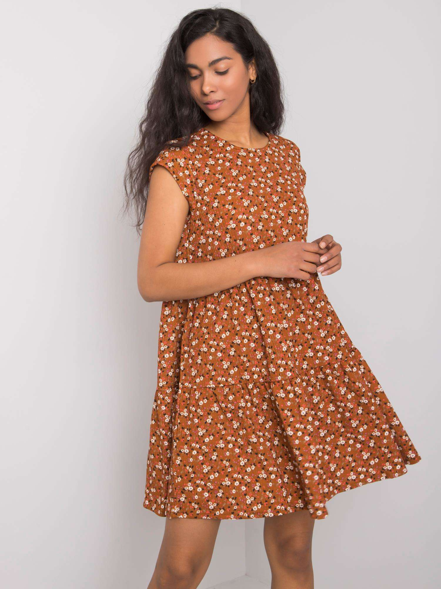 Brązowa sukienka oversize Eve STITCH & SOUL