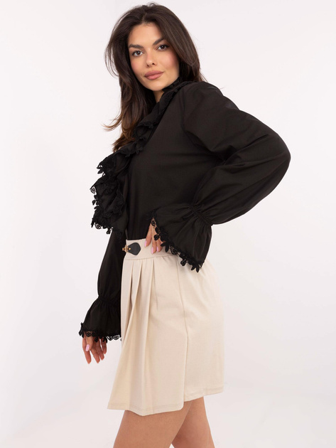 Hurtownia online Beżowe eleganckie spódnico-spodenki