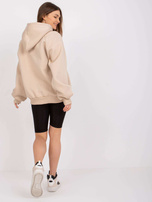Beige Sweatshirt aus Baumwolle Valeria.