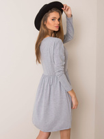 Graue Melange-Kleid Vega RUE PARIS.