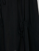 Czarna rozkloszowana spódnica na lato