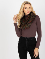 Hurtownia online Khaki damska chusta komin z nadrukiem 