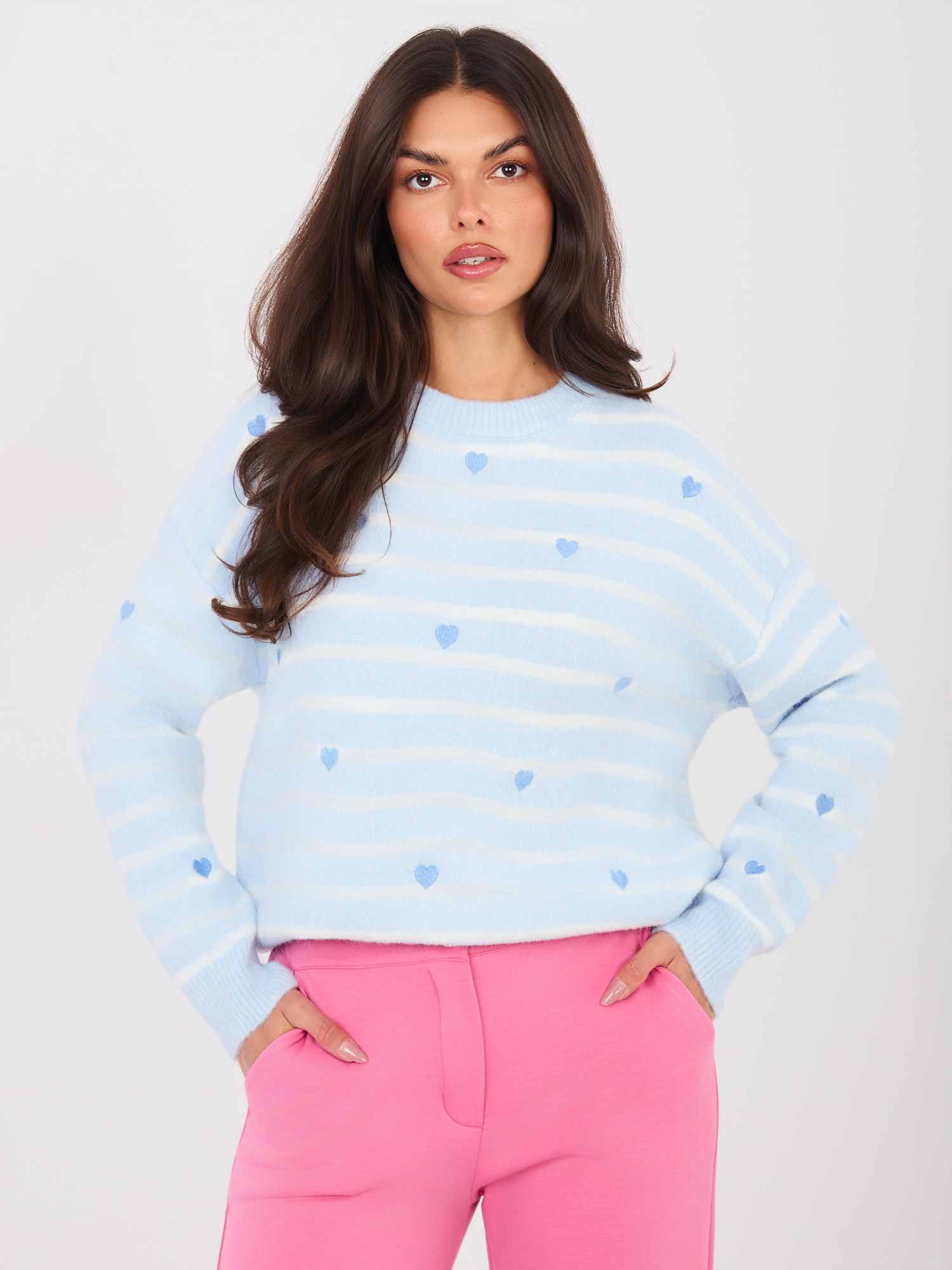 Sweter jasny niebieski