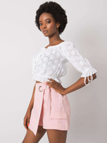 Różowe szorty damskie Fatema