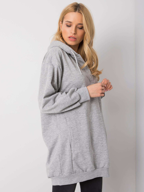 Szara bluza z kapturem Olive