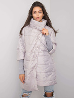 Szara kurtka pikowana Carlota