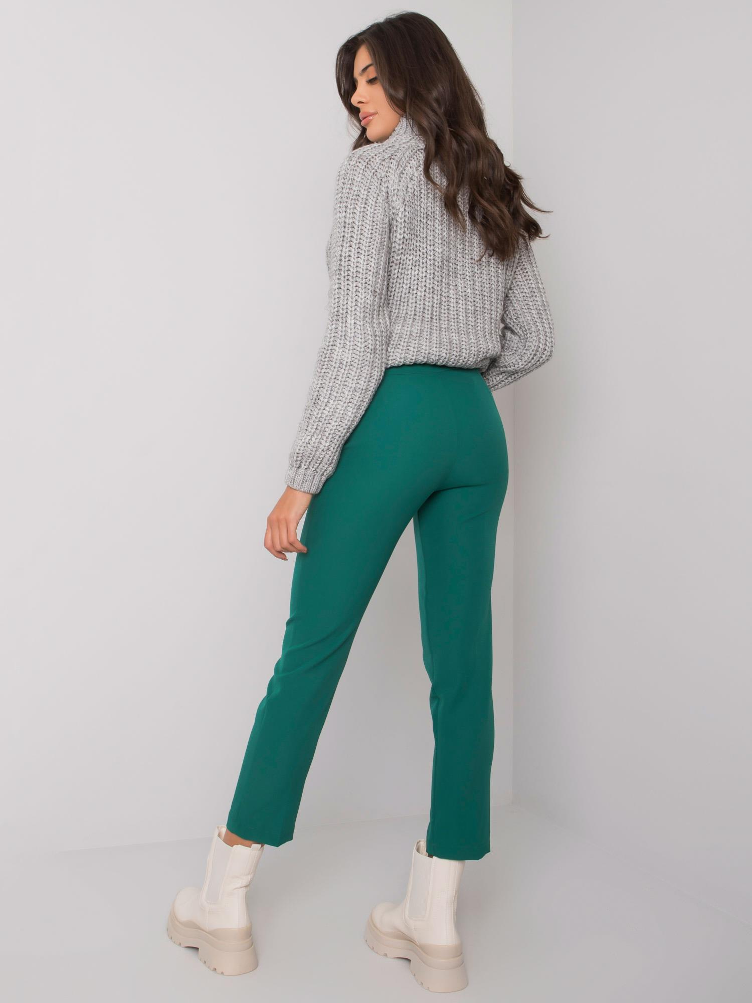 Zielone eleganckie spodnie Beverley