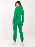 Zielony komplet dresowy ze spodniami Ambretta