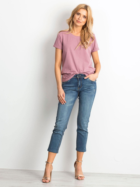 Brudnoróżowy t-shirt Transformative