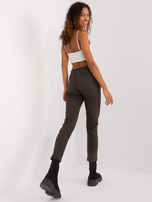 Hurt Khaki dresowe spodnie basic z kieszeniami Aprilia