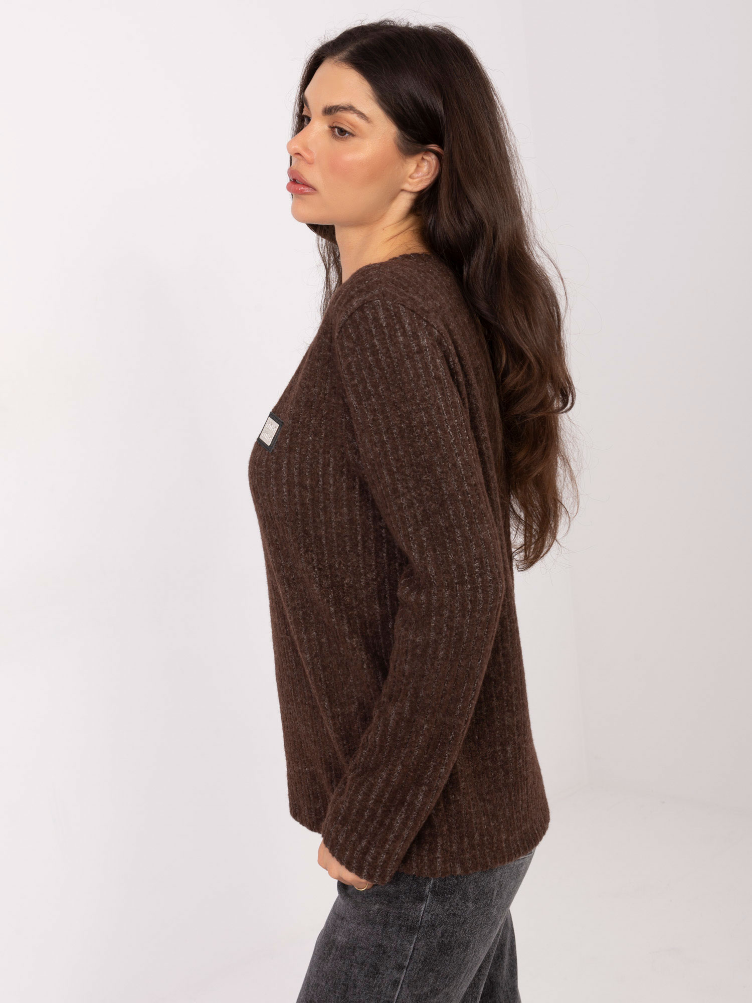 Sweter brązowy