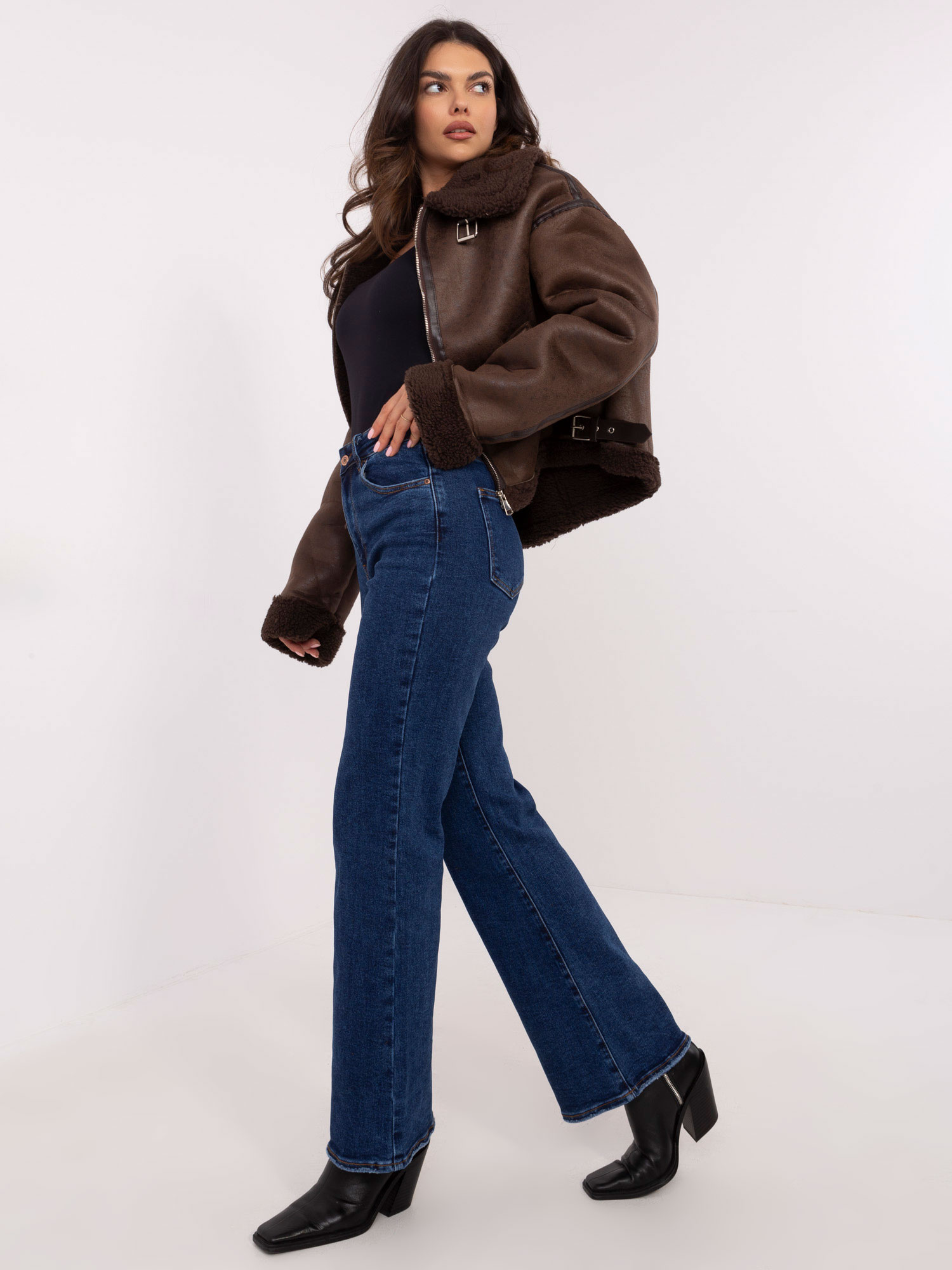 Spodnie jeans ciemny niebieski