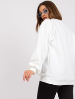 Biała bluza dresowa z napisem Madera