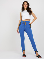 Hurt Ciemnoniebieskie spodnie dresowe z kieszeniami