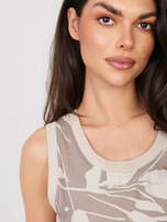 Fango letnia sukienka z roślinnym wzorem SUBLEVEL