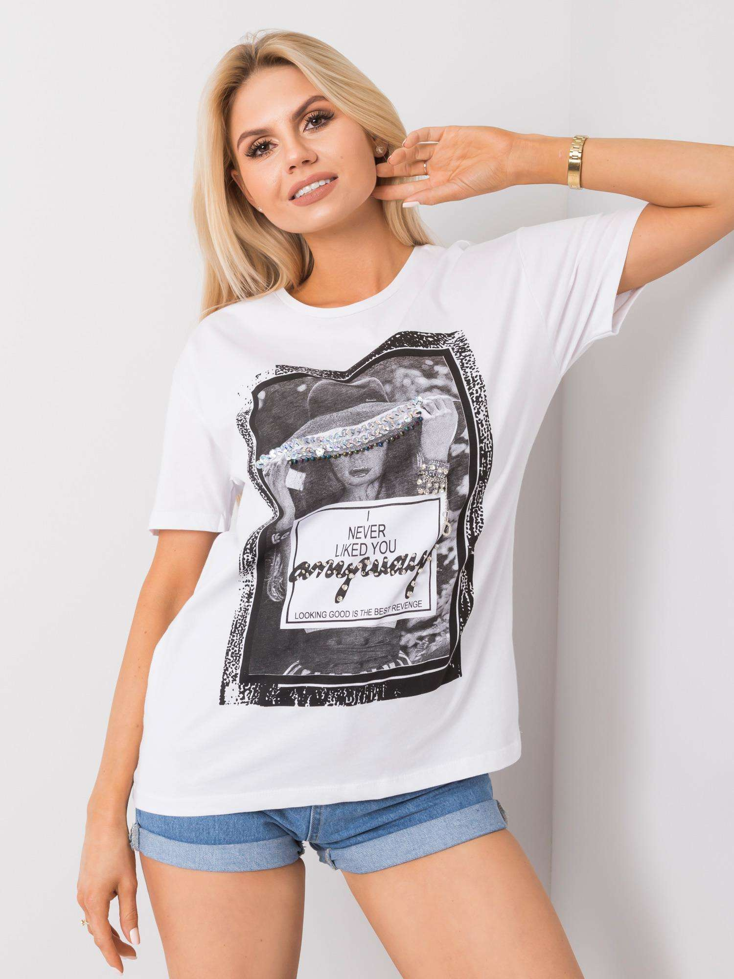 Weißes T-Shirt Alessia.