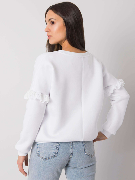 Biała bluza damska bez kaptura Alvah RUE PARIS