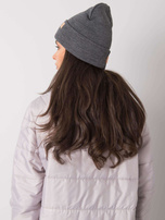 Ciemnoszara czapka beanie