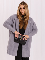 Grey coat alpaca Nora