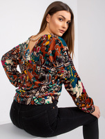 Brązowa bluzka we wzory Nicola 