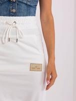 Hurt Ecru spódnica dresowa z wysokim stanem OCH BELLA