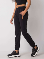 Czarne spodnie dresowe Alivia