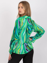 Zielona bluzka z nadrukiem Diya