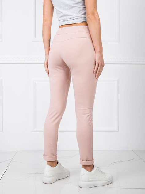 Pudroworóżowe spodnie Ready
