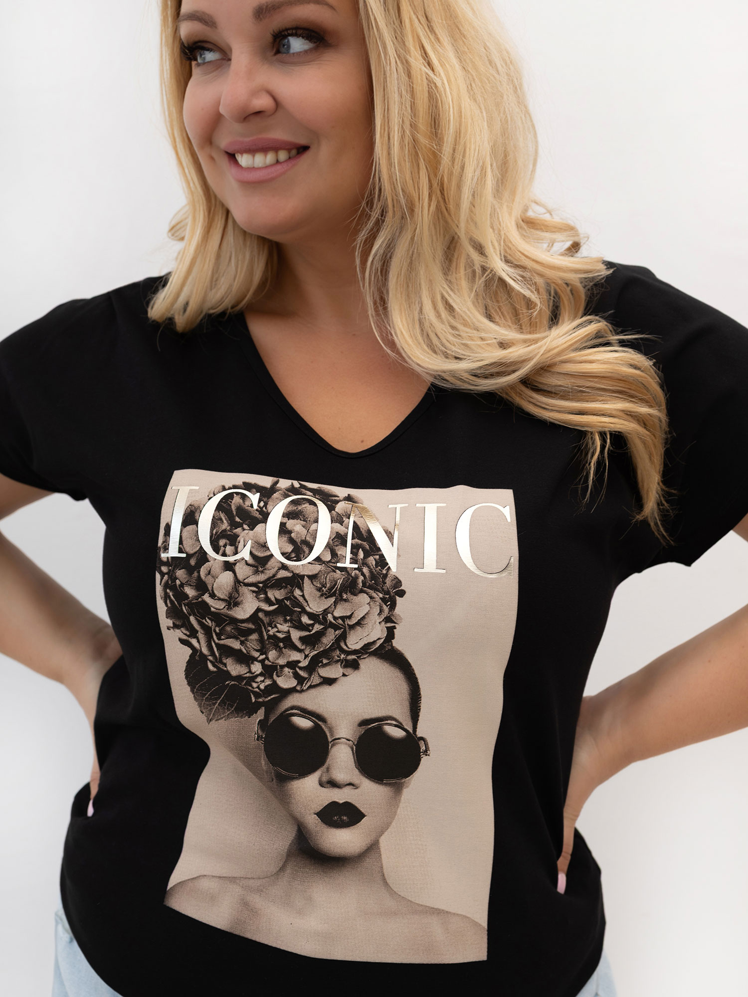 T-shirt czarny