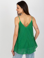 Hurt Green Loose Women's Top OCH BELLA
