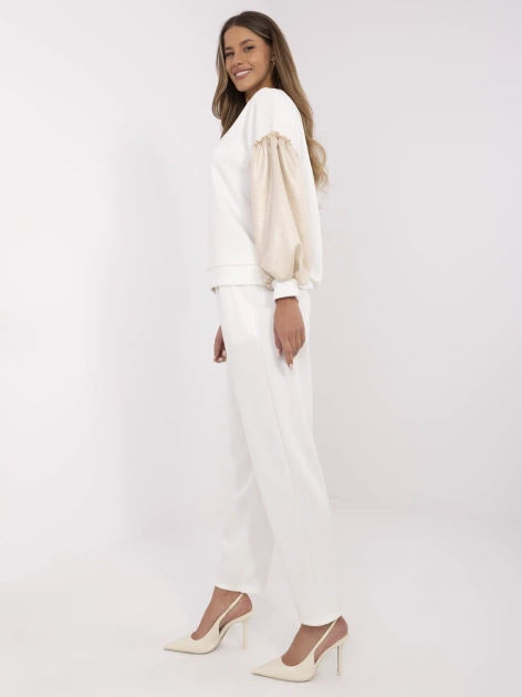 Hurt Ecru dwuczęściowy komplet damski z wiskozą