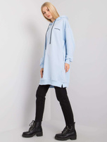 Jasnoniebieska bluza z kieszeniami Indira