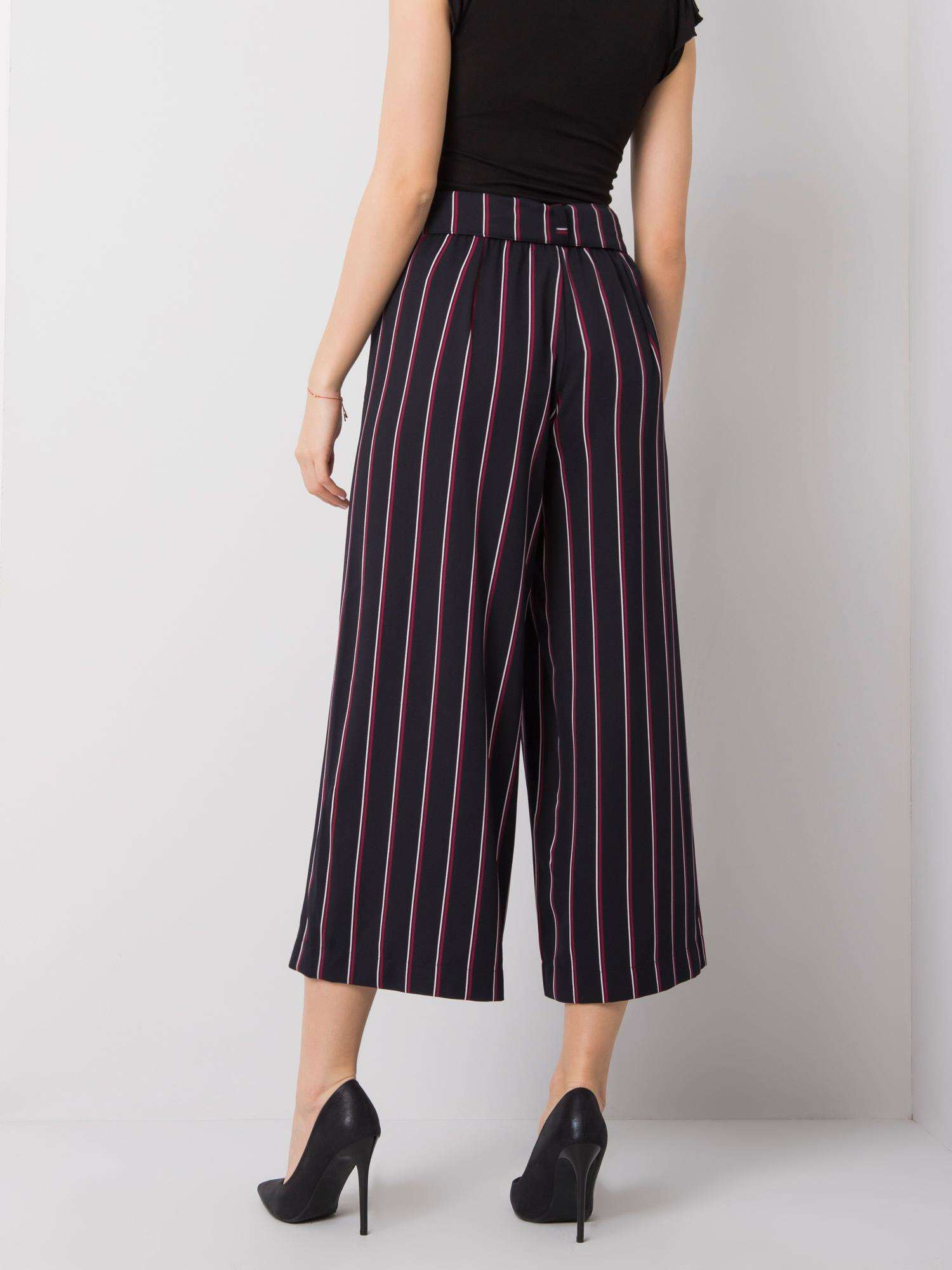 Navy blue trousers Valerie RUE PARIS