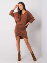 Brązowa bluza Sally RUE PARIS