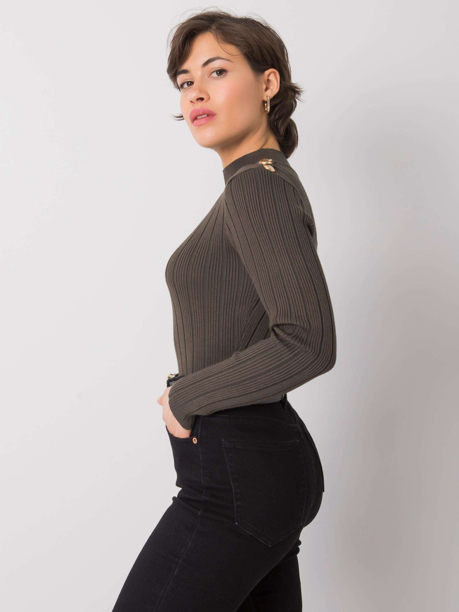 Khaki sweter Millah
