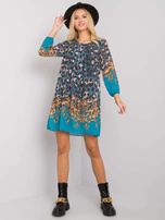 Morska sukienka w zwierzęce wzory Sunny OCH BELLA