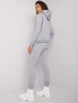 Szary melanżowy dwuczęściowy komplet basic Miramar