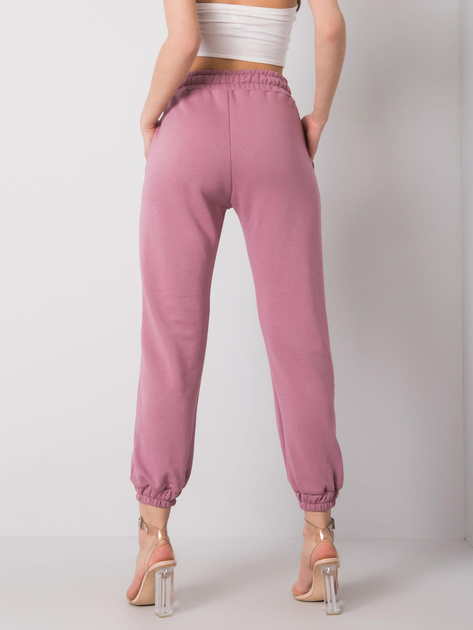 Brudnoróżowe spodnie Agueda RUE PARIS