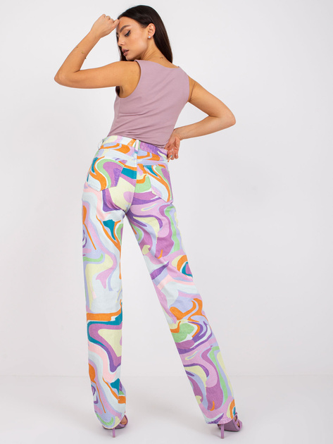 Brudnoróżowy top basic z bawełny Noelle