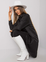 Czarna koszula asymetryczna Gilliana