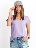 Jasnofioletowy t-shirt Square