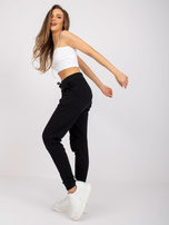 Czarne spodnie dresowe z bawełny Jessica MAYFLIES