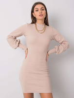 Beżowa sukienka Cally RUE PARIS