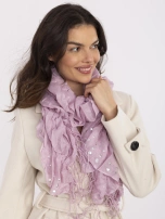 Light pink women's scarf made of viscose.