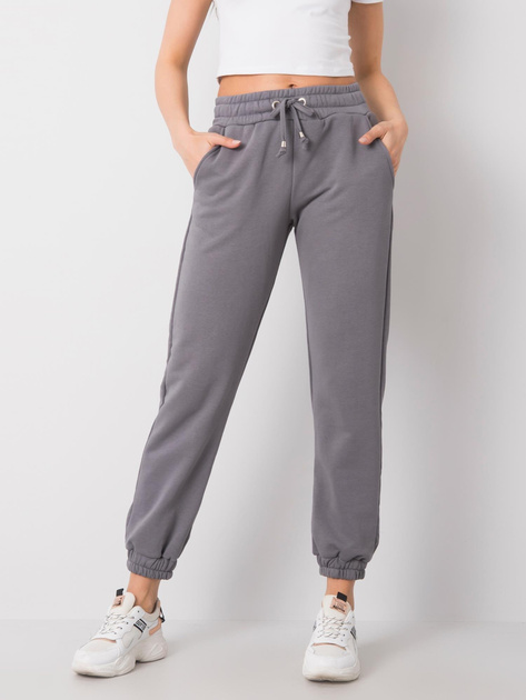 Ciemnoszare spodnie Agueda RUE PARIS