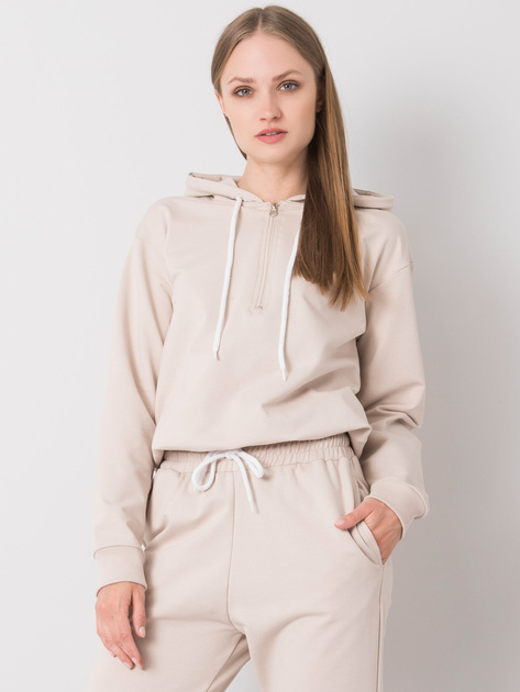 Jasnobeżowa bluza z kapturem Ronnie SUBLEVEL