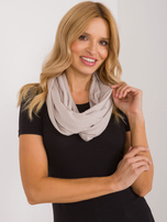 Hurtownia online Beżowy wiskozowy komin damski