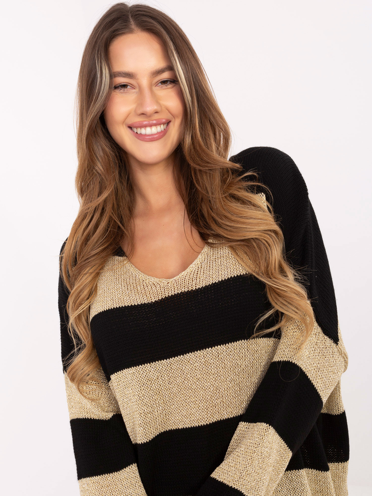 Beige dress with shoulder pads RUE PARIS.